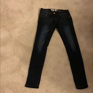 Denim skinny jeans